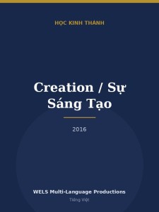 Creation / Sự Sáng Tạo