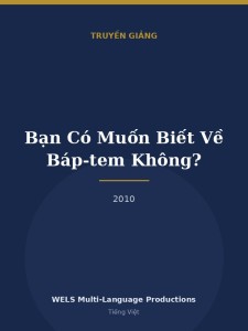 Bạn Có Muốn Biết Về Báp-tem Không?