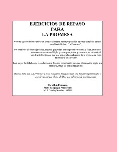 Ejercicios de repaso para La Promesa