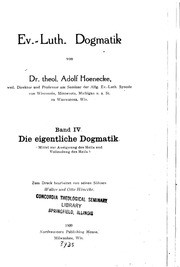Ev.-Luth. Dogmatik, Band 4: Mittel zur Aneignung des Heils und Vollendung des Heils
