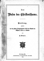 Das Wesen des Christentums