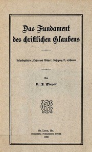 Das Fundament des christlichen Glaubens
