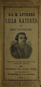Doktor Mårten Luthers Lilla katekes med kort utveckling (1900)