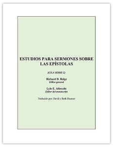 Estudios para sermones sobre las Epístolas — Serie C
