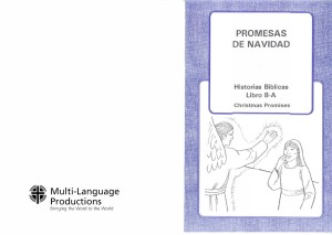 Historias Bíblicas para Niños, Libro 8-A: Promesas de Navidad