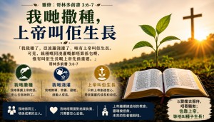 我哋撒種，上帝叫佢生長