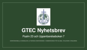 GTEC Nyhetsbrev — Psalm 23 och Uppenbarelseboken 7