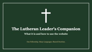 Lutheran Leader's Companion کیا ہے؟