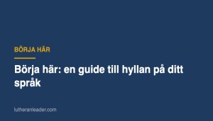 Börja här: en guide till hyllan på ditt språk