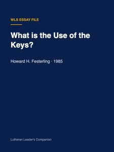 What is the Use of the Keys?