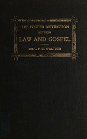 The Proper Distinction Between Law and Gospel