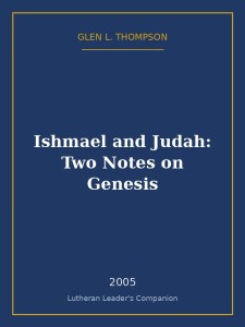 Ishmael and Judah: Two Notes on Genesis