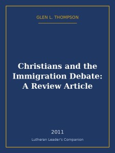 Christians and the Immigration Debate: A Review Article