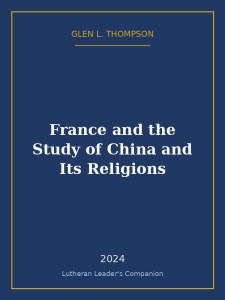 France and the Study of China and Its Religions
