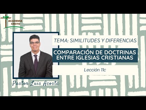 Puntos de diferencias de doctrinas (Similitudes y diferencias - LECCIÓN 3)
